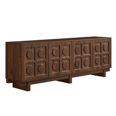Knox Walnut 71 Inch TV Stand - Ornate Home