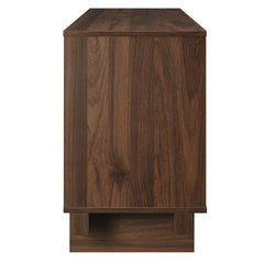 Knox Walnut 71 Inch TV Stand - Ornate Home