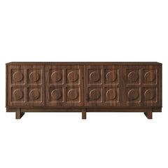Knox Walnut 71 Inch TV Stand - Ornate Home