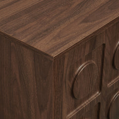 Knox Walnut 71 Inch TV Stand - Ornate Home