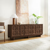 Knox Walnut 71 Inch TV Stand - Ornate Home