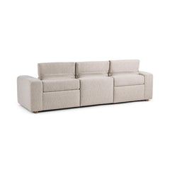 Knoxville Gray 3pc Sectional - Ornate Home