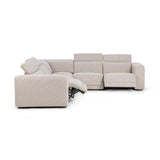 Knoxville Gray 5pc Power Recliner Sectional - Ornate Home