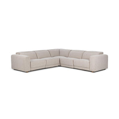 Knoxville Gray 5pc Power Recliner Sectional - Ornate Home