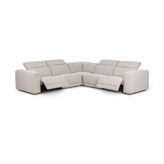 Knoxville Gray 5pc Power Recliner Sectional - Ornate Home
