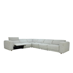 Knoxville Gray 6 Piece Power Recliner Sectional - Ornate Home