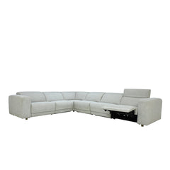 Knoxville Gray 6 Piece Power Recliner Sectional - Ornate Home