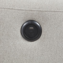 Koa Silver Power Lift Chair With Massage Heat And Charging Port - Ornate Home