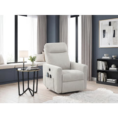 Koa Silver Power Lift Chair With Massage Heat And Charging Port - Ornate Home