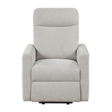 Koa Silver Power Lift Chair With Massage Heat And Charging Port - Ornate Home