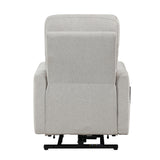 Koa Silver Power Lift Chair With Massage Heat And Charging Port - Ornate Home