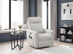 Koa Silver Power Lift Chair With Massage Heat And Charging Port - Ornate Home