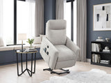 Koa Silver Power Lift Chair With Massage Heat And Charging Port - Ornate Home
