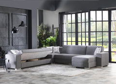 Kobe Gray Modular Wedge - Ornate Home
