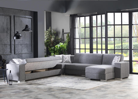 Kobe Gray Modular Wedge - Ornate Home