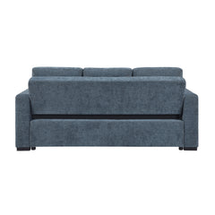 Koben Blue Convertible Sofa With Pull-out Bed - Ornate Home