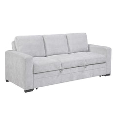 Koben Gray Convertible Sofa With Pull-out Bed - Ornate Home