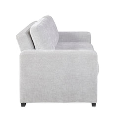 Koben Gray Convertible Sofa With Pull-out Bed - Ornate Home