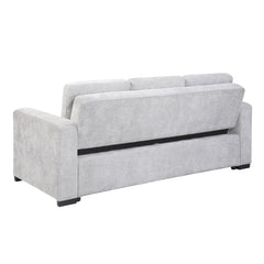 Koben Silver Convertible Sofa With Pull-out Bed - Ornate Home