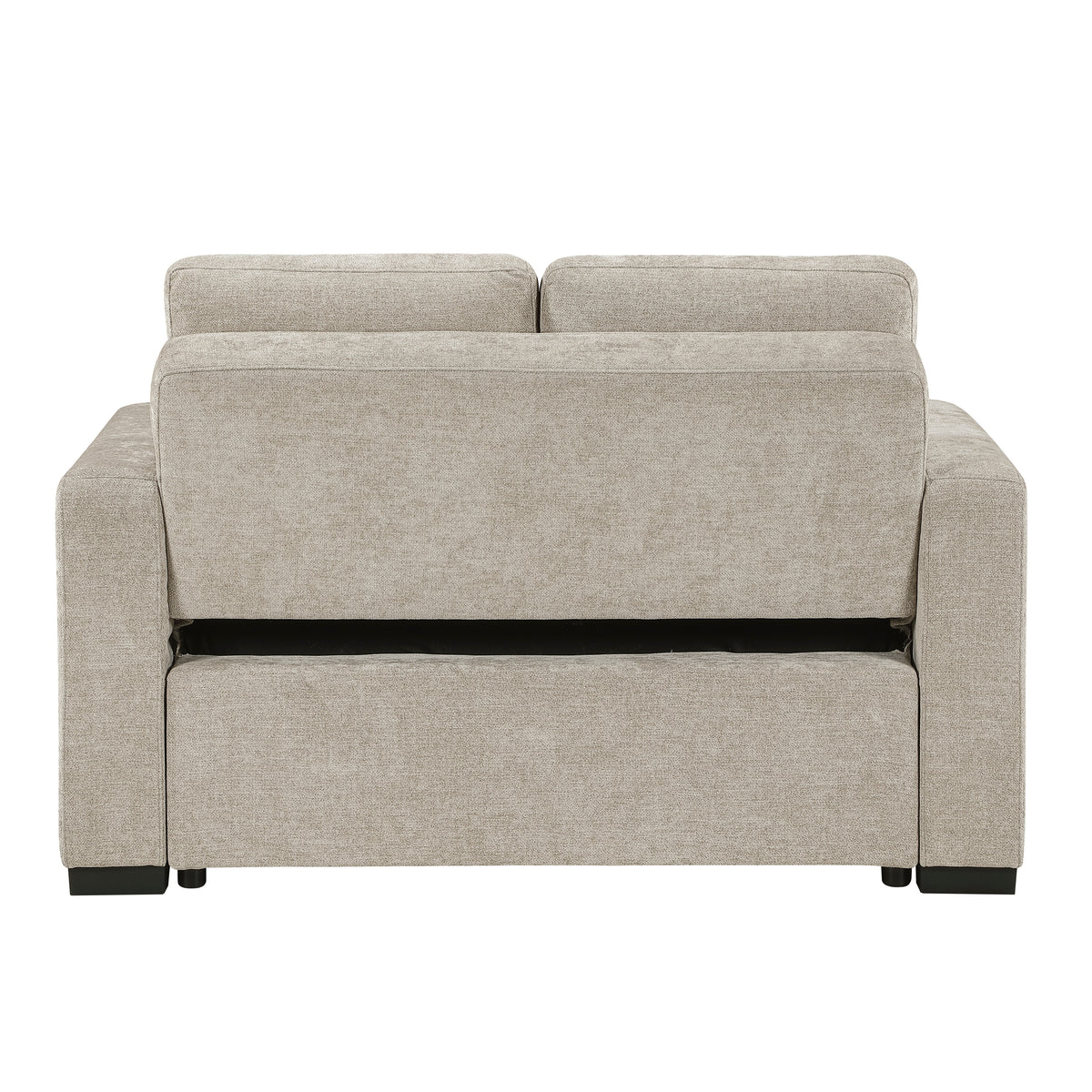 Koben Tan Convertible Loveseat With Pull-out Bed - Ornate Home