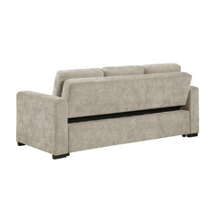 Koben Taupe Convertible Sofa With Pull-out Bed - Ornate Home