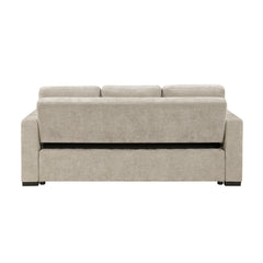 Koben Taupe Convertible Sofa With Pull-out Bed - Ornate Home