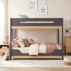 Koda Brown/Charcoal Twin Bunk Bed - Ornate Home