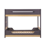 Koda Brown/Charcoal Twin Bunk Bed - Ornate Home