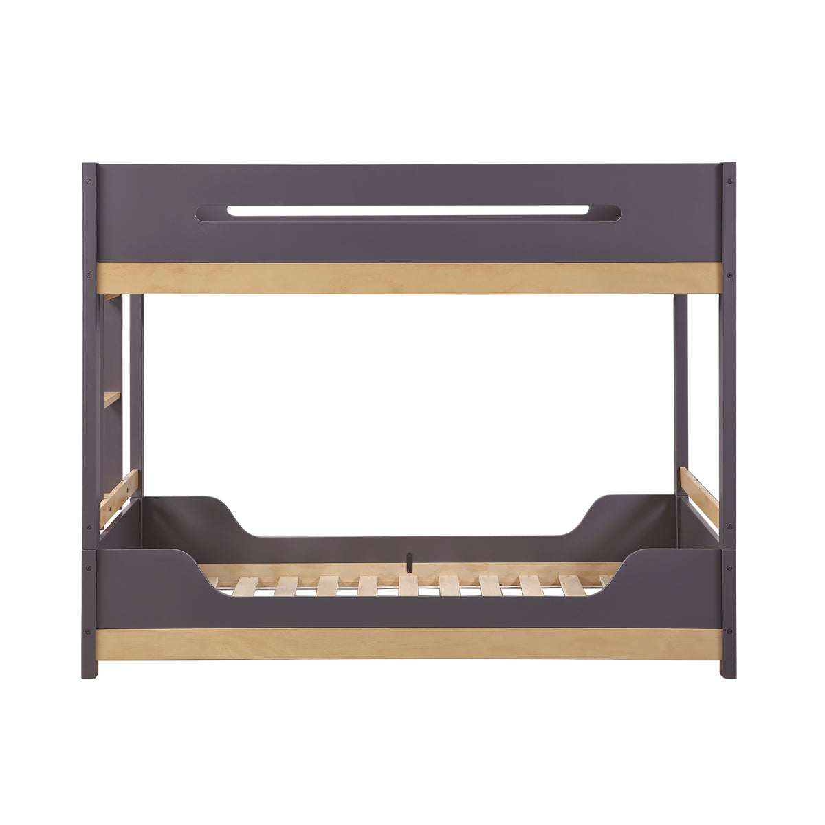 Koda Brown/Charcoal Twin Bunk Bed - Ornate Home