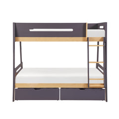 Koda Brown Twin/Full Bunk Bed - Ornate Home