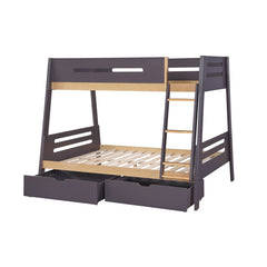 Koda Brown Twin/Full Bunk Bed - Ornate Home