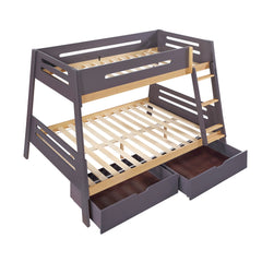 Koda Brown Twin/Full Bunk Bed - Ornate Home