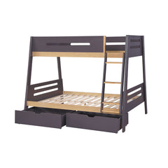 Koda Brown Twin/Full Bunk Bed - Ornate Home