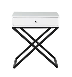 Koda White 23"W Nightstand - Ornate Home