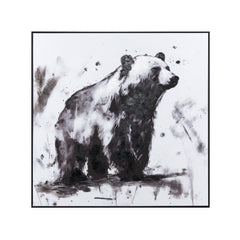 Kodiak Black/White Canvas - Ornate Home