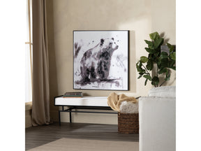 Kodiak Black/White Canvas - Ornate Home