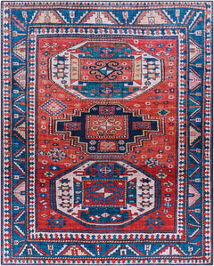 Kodiak Red&Blue Oriental Area Rug - Ornate Home
