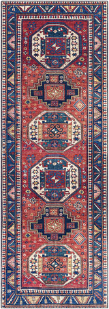 Kodiak Red&Blue Oriental Area Rug - Ornate Home