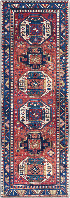 Kodiak Red&Blue Oriental Area Rug - Ornate Home
