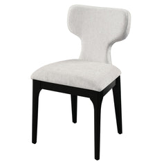 Koen Beige/Black Upholstered Side Chair (Set of 2) - Ornate Home