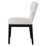 Koen Beige/Black Upholstered Side Chair (Set of 2) - Ornate Home