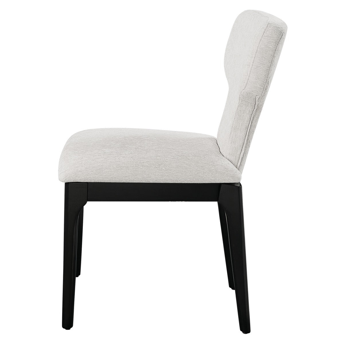 Koen Beige/Black Upholstered Side Chair (Set of 2) - Ornate Home