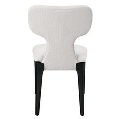 Koen Beige/Black Upholstered Side Chair (Set of 2) - Ornate Home