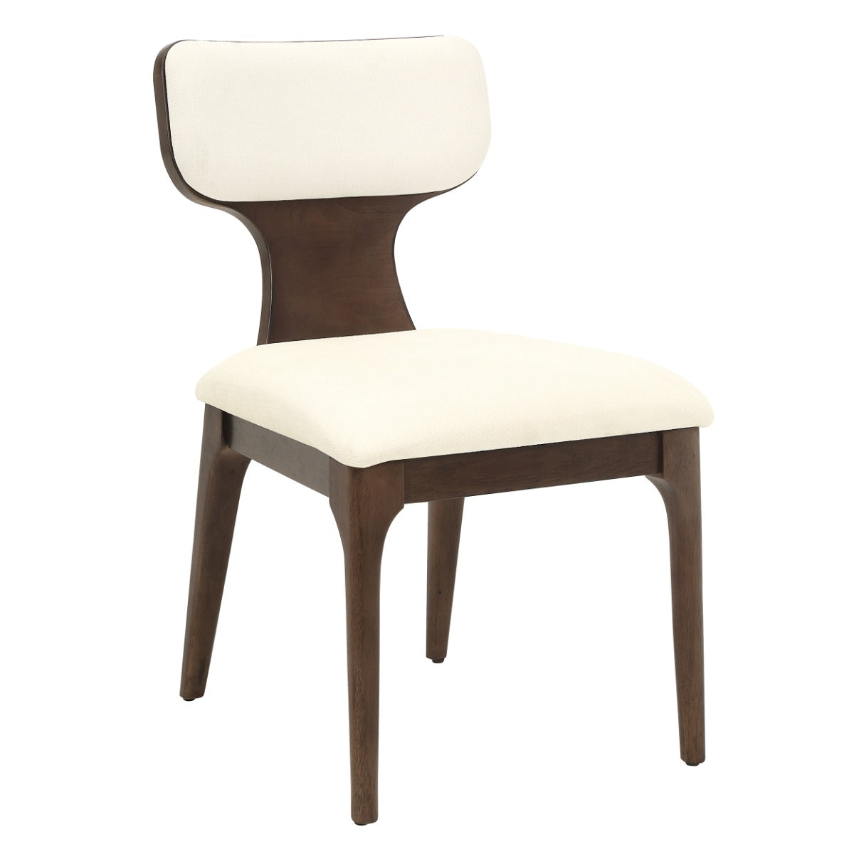 Koen Beige/Brown Oak Side Chair (Set of 2) - Ornate Home