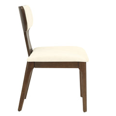Koen Beige/Brown Oak Side Chair (Set of 2) - Ornate Home