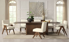 Koen Brown Oak Dining Table - Ornate Home