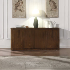 Koen Brown Oak Server - Ornate Home