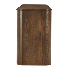 Koen Brown Oak Server - Ornate Home