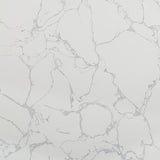 Koen Engineering Marble Top/White/Black Round Dining Table - Ornate Home