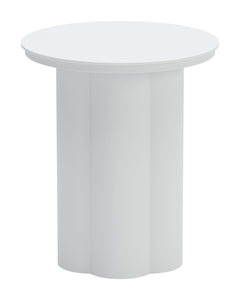 Kogur White Outdoor Side Table - Ornate Home
